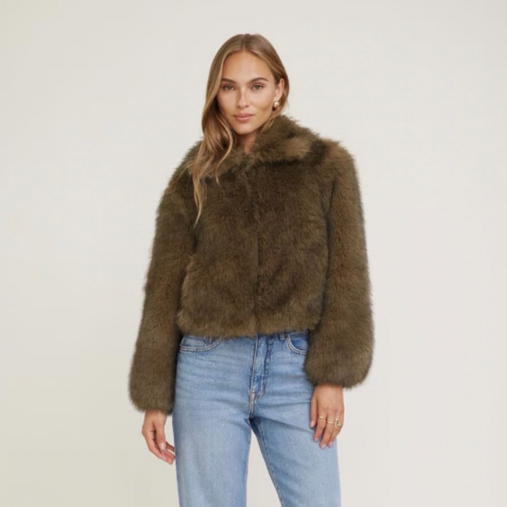 Dynamite Faux Fur Jacket